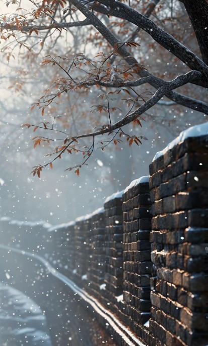 萬(wàn)物裹冬色，山河添新景